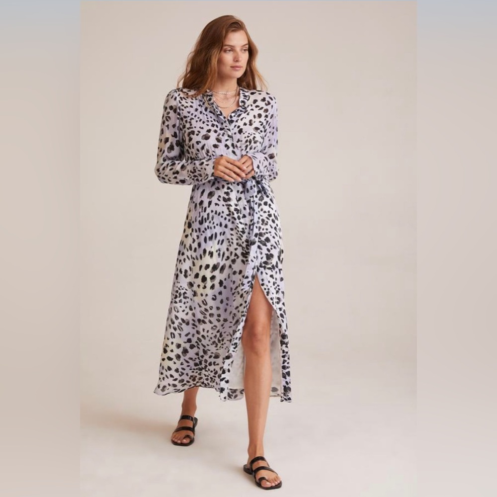 Bella Dahl. Animal print long dress
